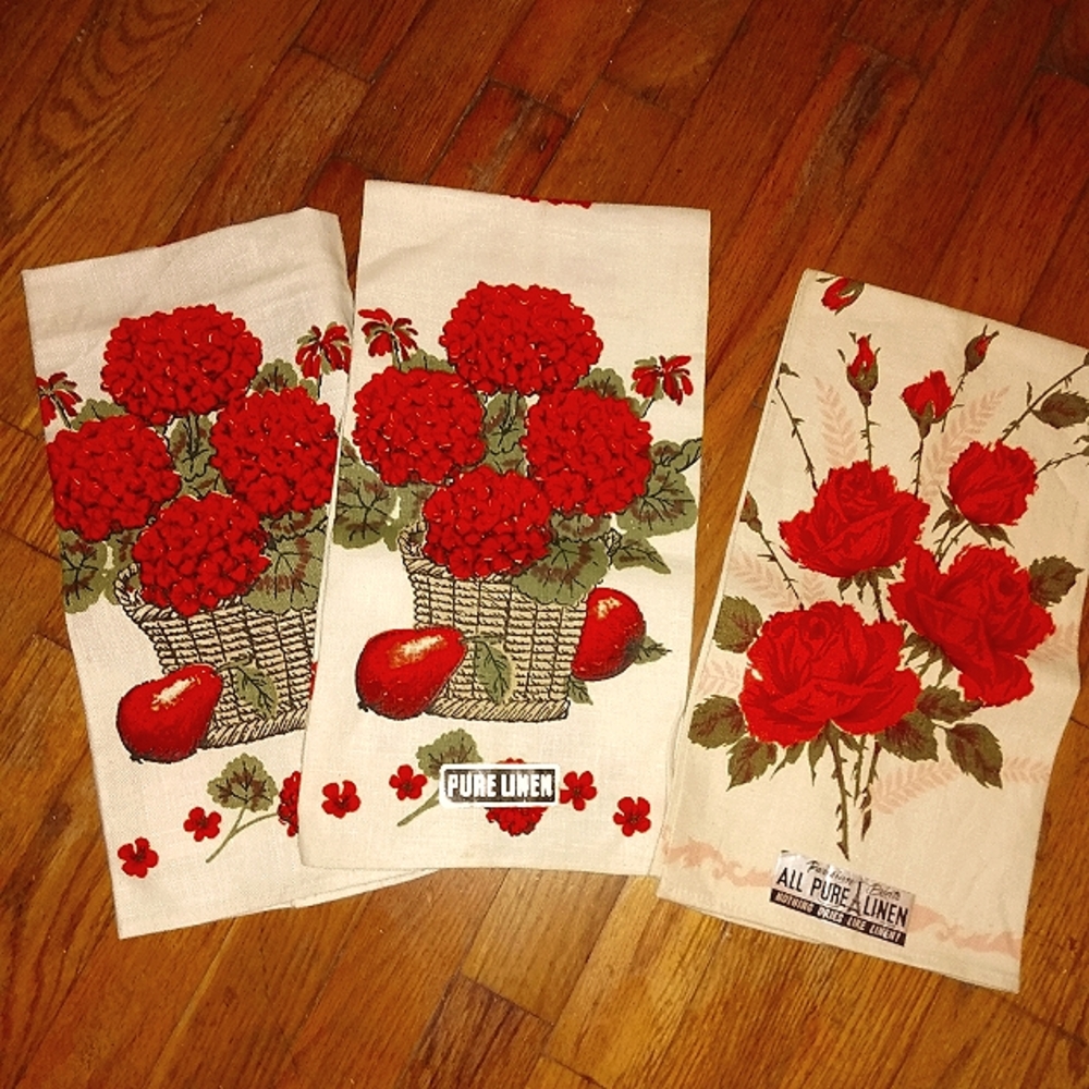 Vintage pure linen